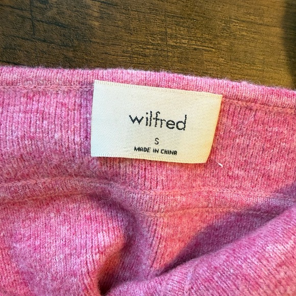 Aritzia Pink Wilfred Sicily Sweater Tank Top Size S Small Cashmere Wool Blend - Picture 9 of 9